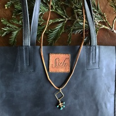 Sseeko Bag & Brave Necklace with Adventure charm | shelbyclarkeblog.com